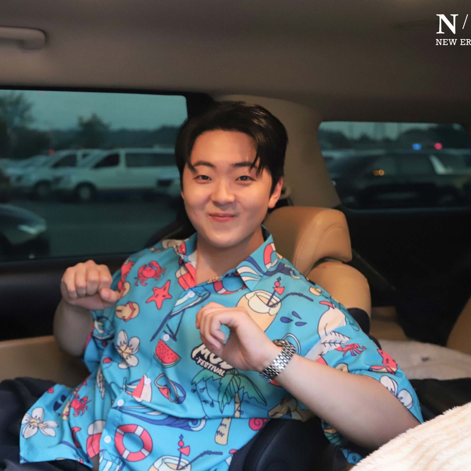 Behind-the-scenes cut of Park Minsu