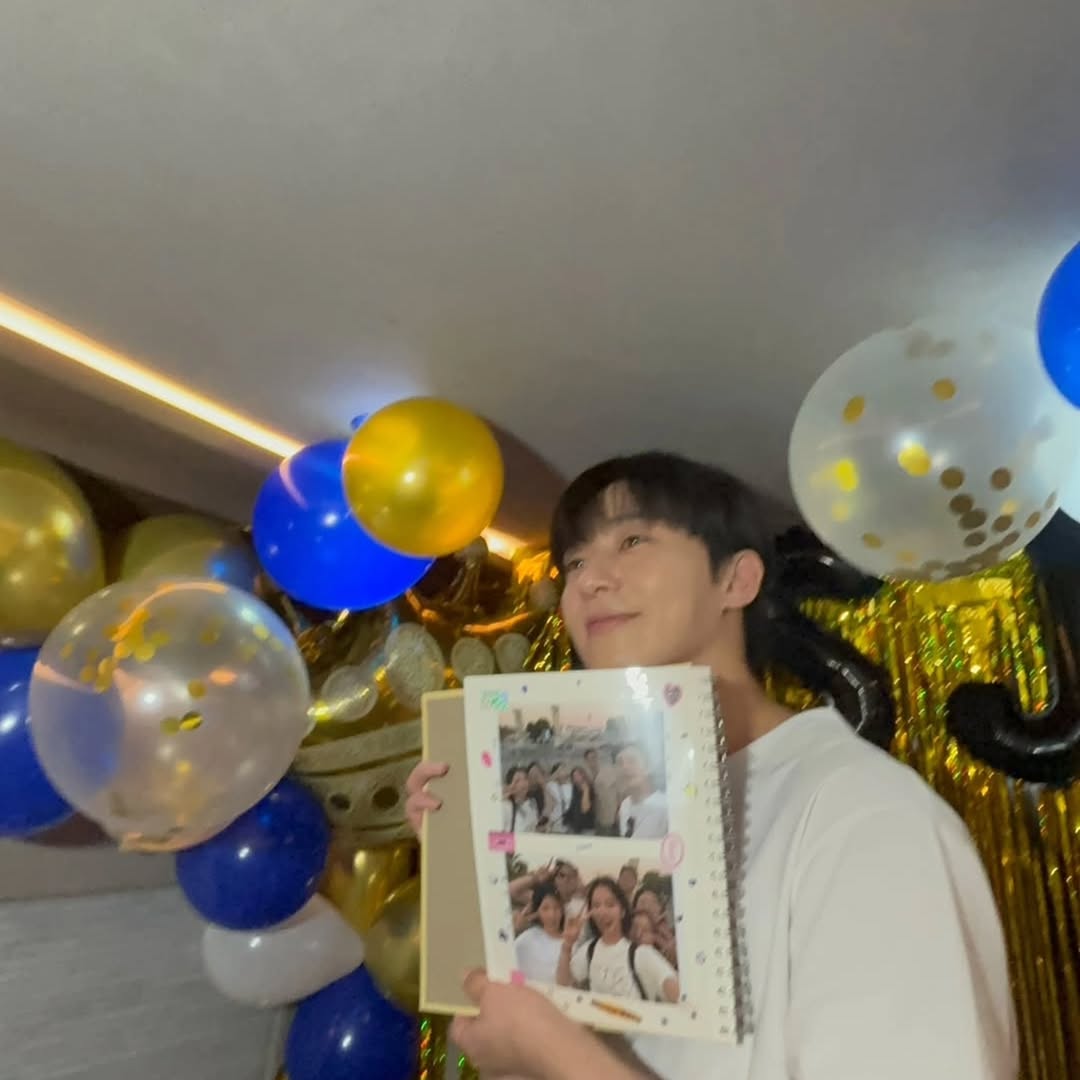 Recent activity shot of Park Seojoon