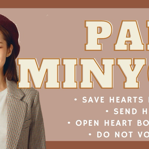 Behind-the-scenes cut of Park Minyoung
