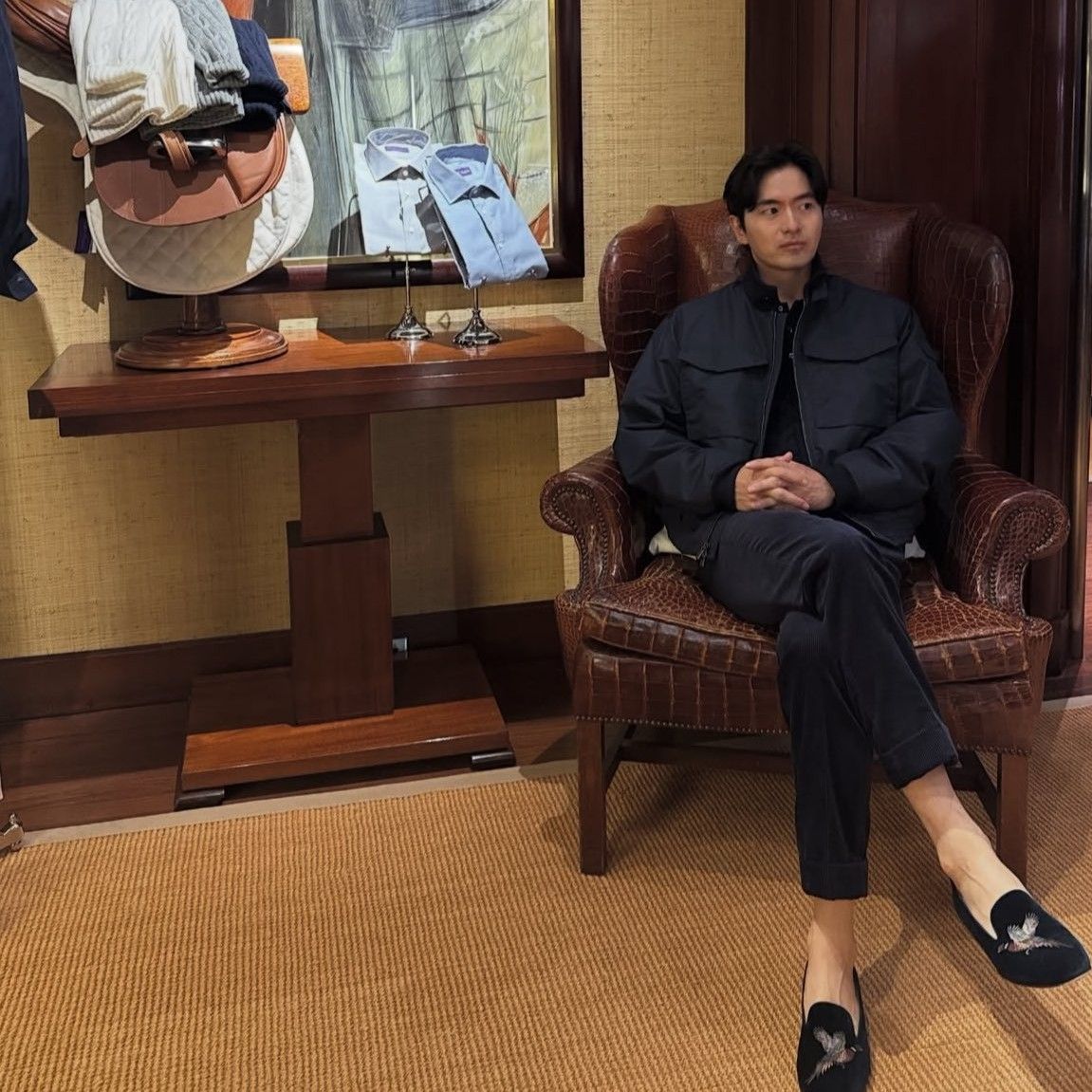 A moment captured by a fan of Lee Jinwook