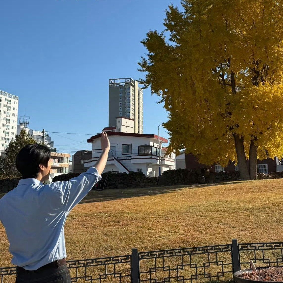 Momen yang diabadikan oleh penggemar Lee Minho
