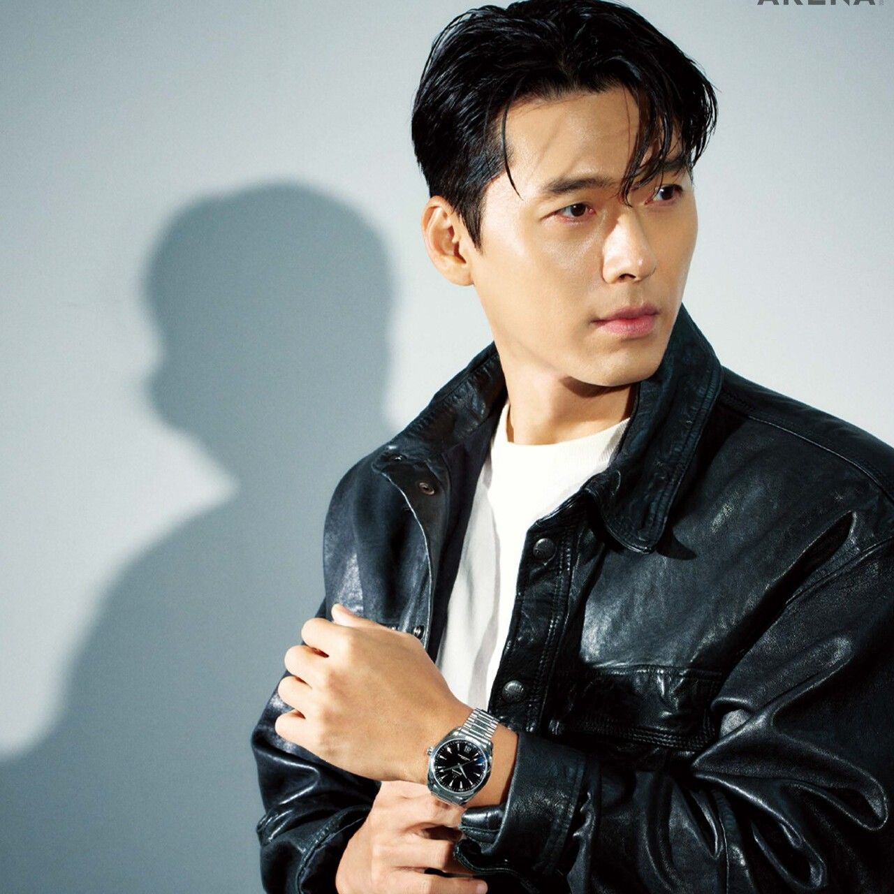 A moment captured by a fan of Hyun Bin