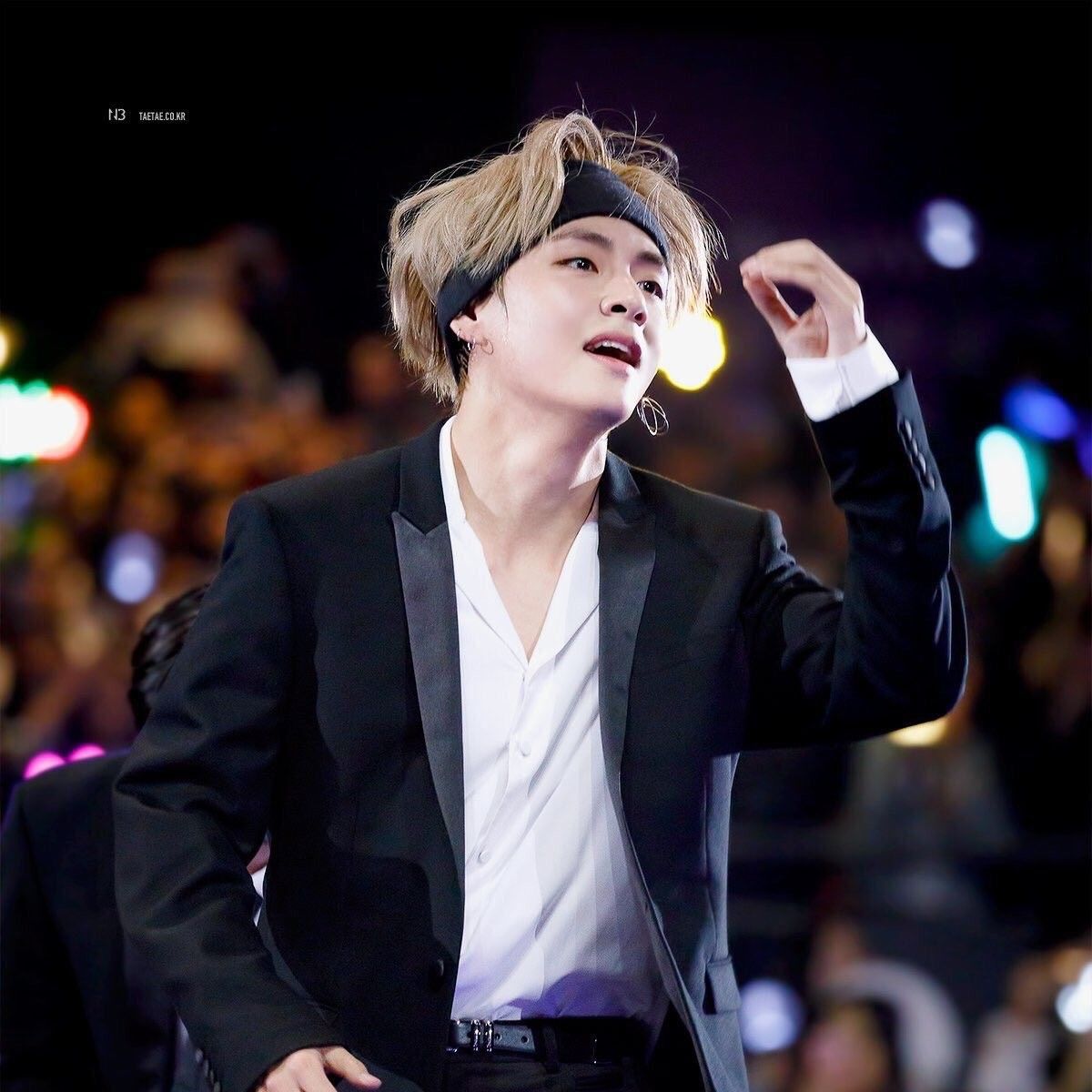 A moment captured by a fan of Kim Taehyung (V)