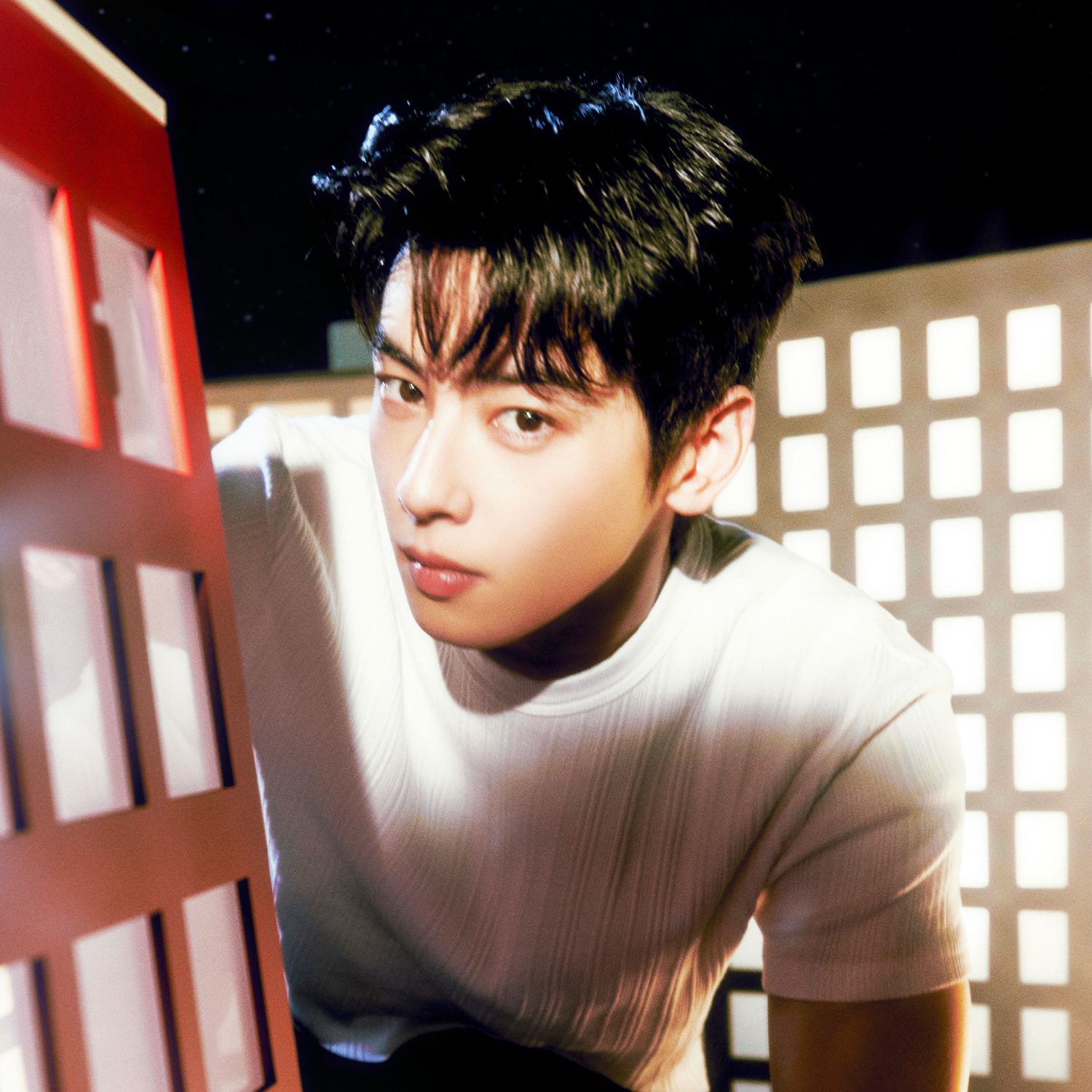 粉丝拍下的车银优瞬间