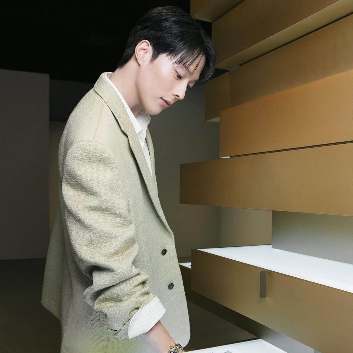 A moment captured by a fan of Jang Kiyong