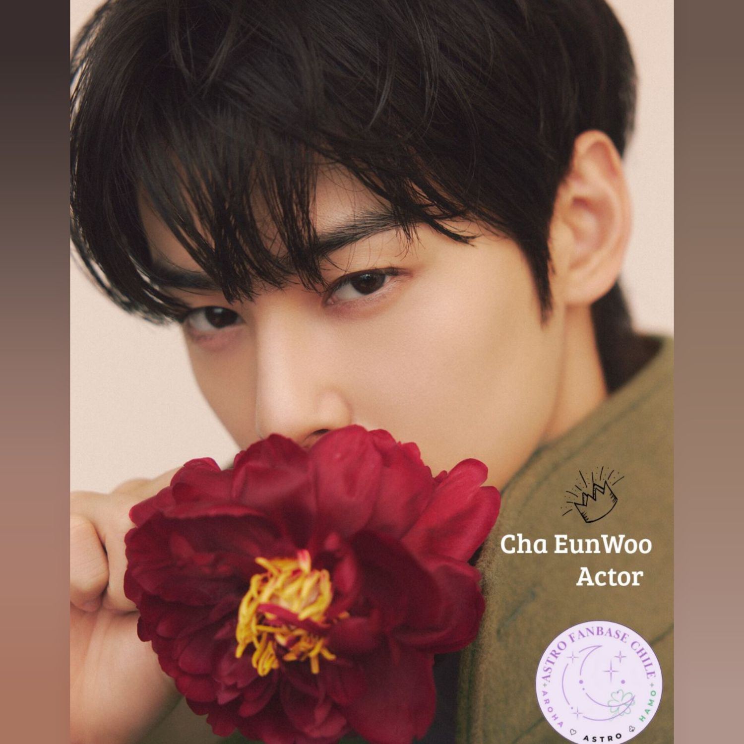 A moment captured by a fan of Cha Eunwoo