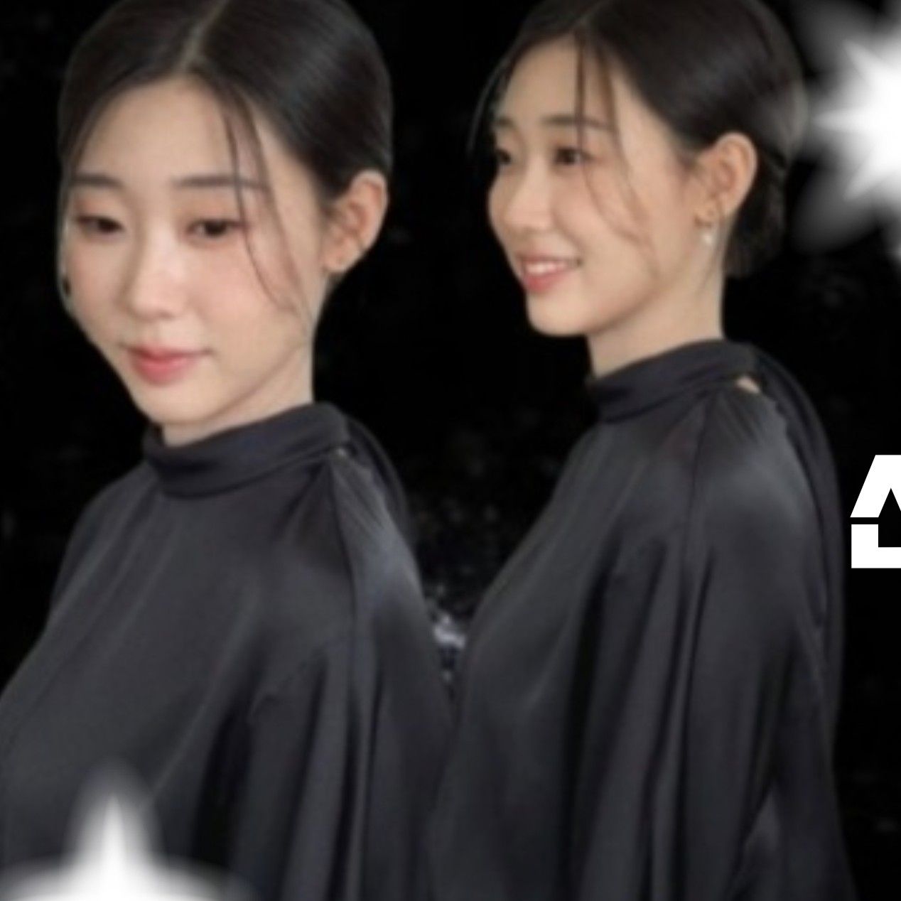 Behind-the-scenes cut of Han Yeji