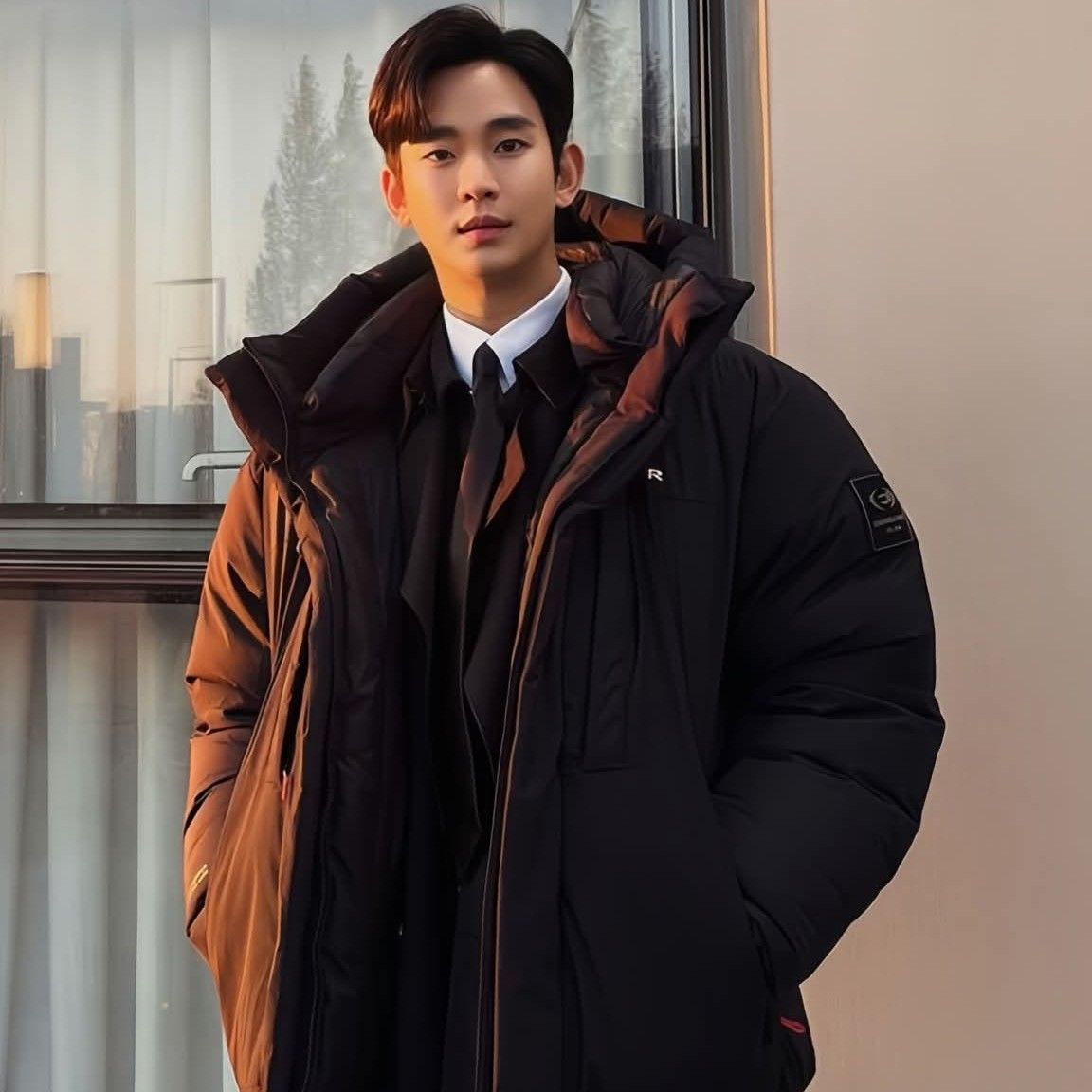 粉丝拍下的金秀贤瞬间