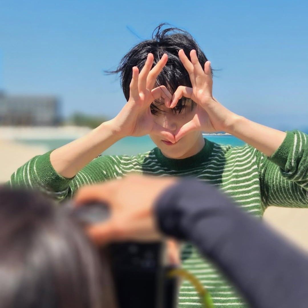 A moment captured by a fan of Kim Seonho
