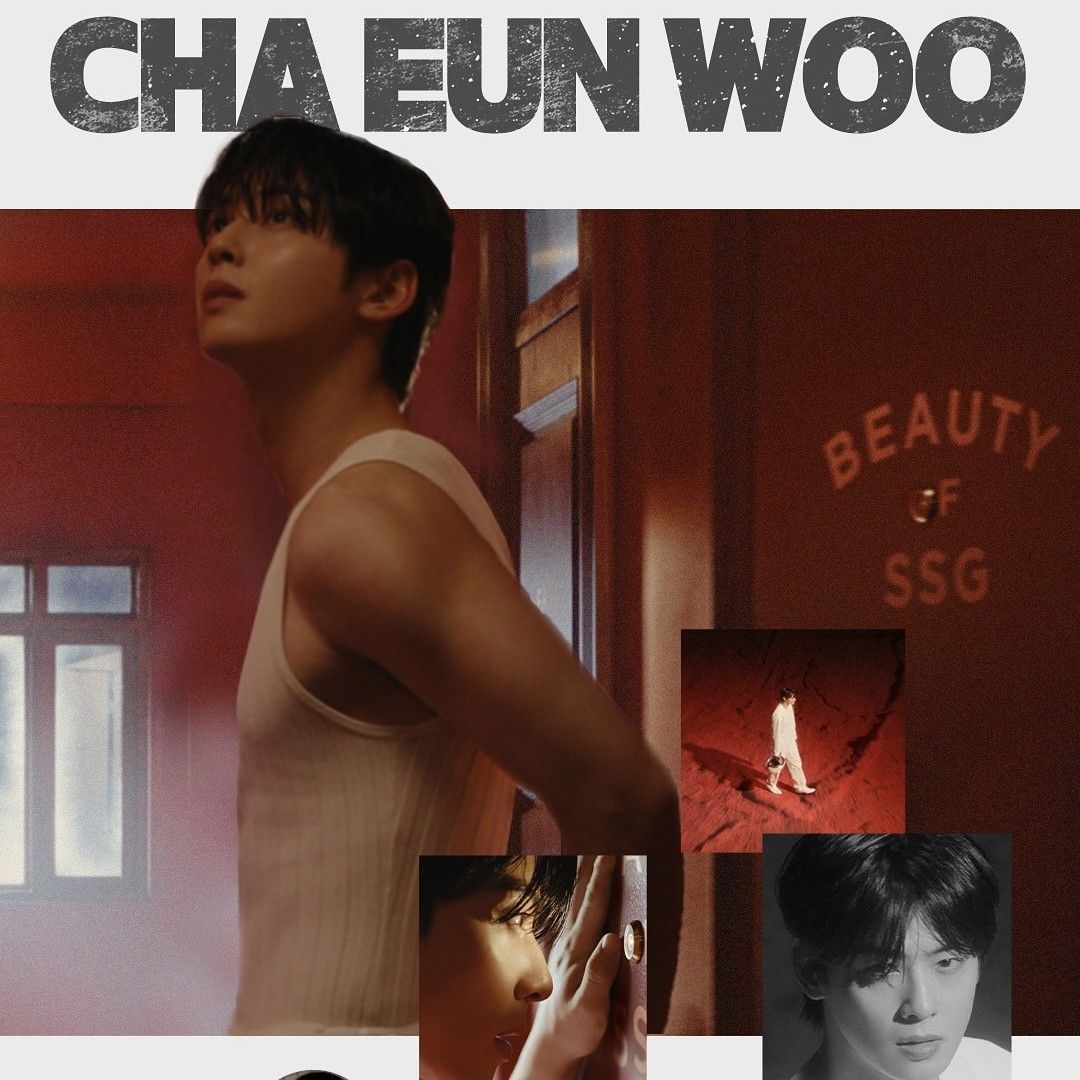 Behind-the-scenes cut of Cha Eunwoo