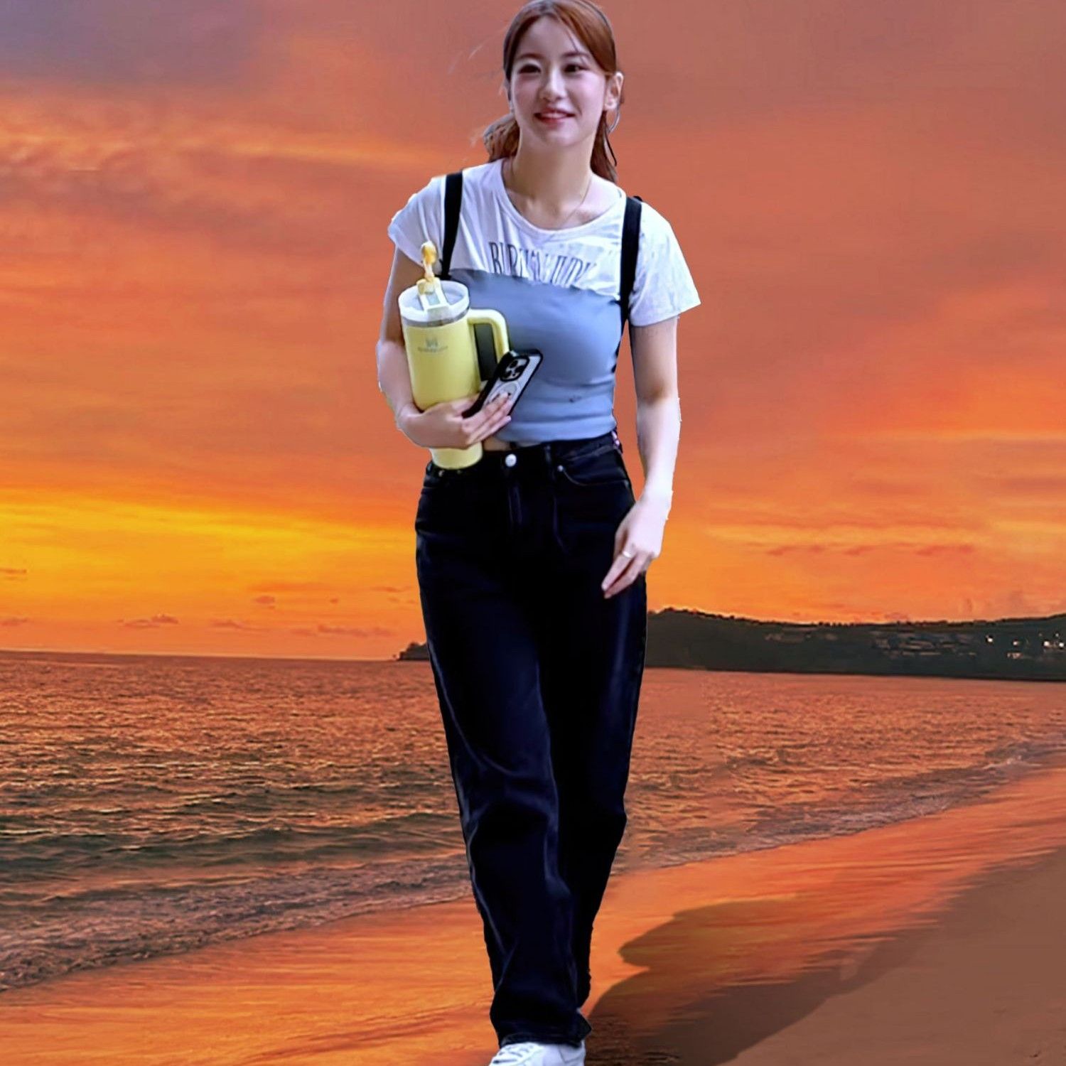 Behind-the-scenes cut of Oh Yujin
