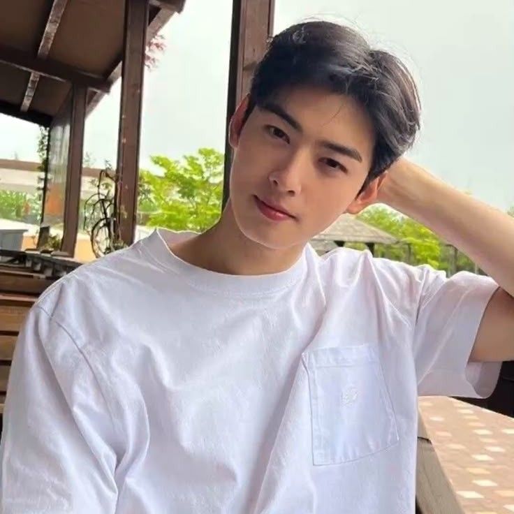 Recent activity shot of Cha Eunwoo