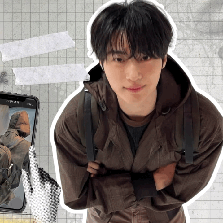 A moment captured by a fan of Byeon Wooseok