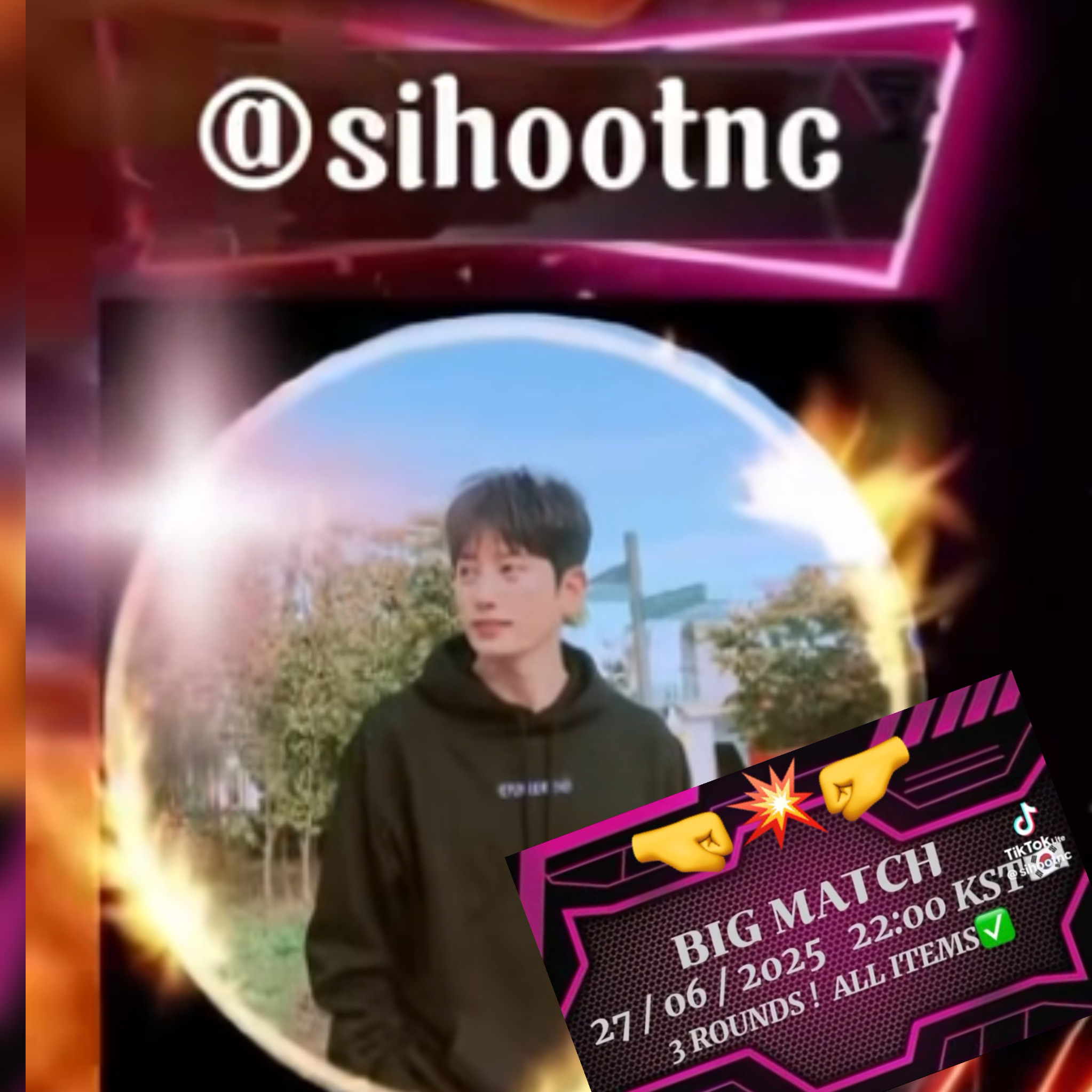 Recent activity shot of Park Sihoo