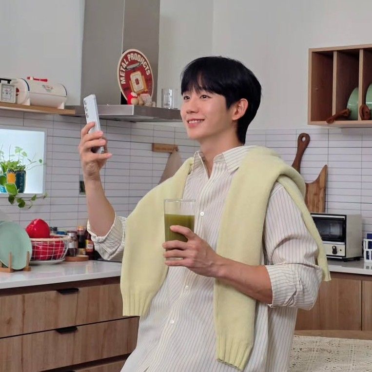 粉絲拍下的丁海寅瞬間