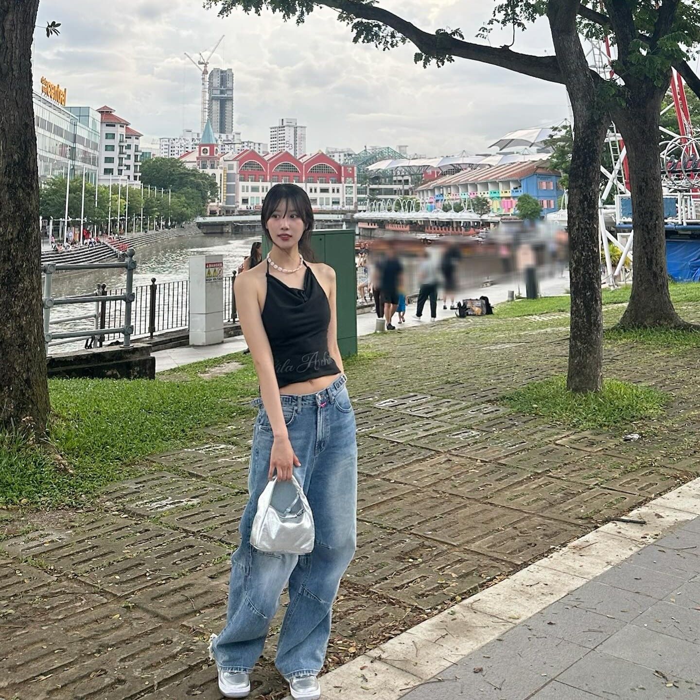 粉丝拍下的李美珠瞬间