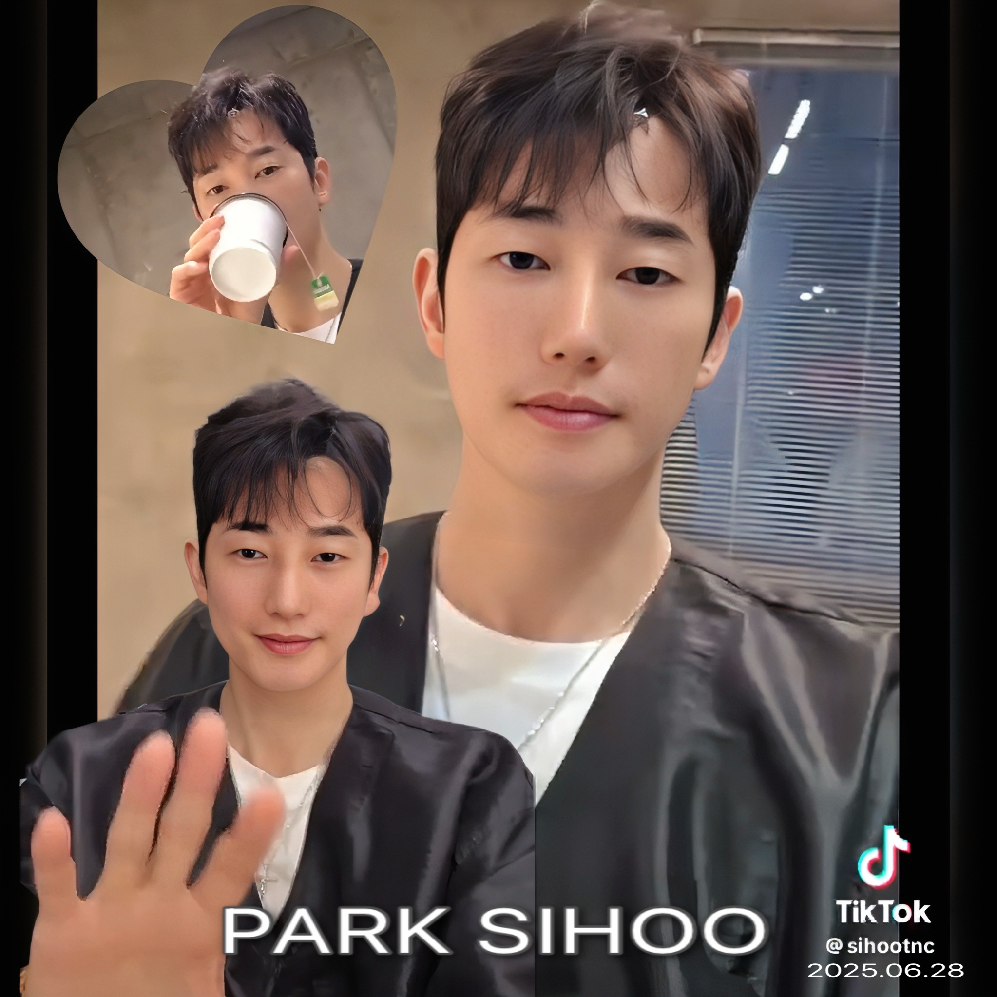 Behind-the-scenes cut of Park Sihoo