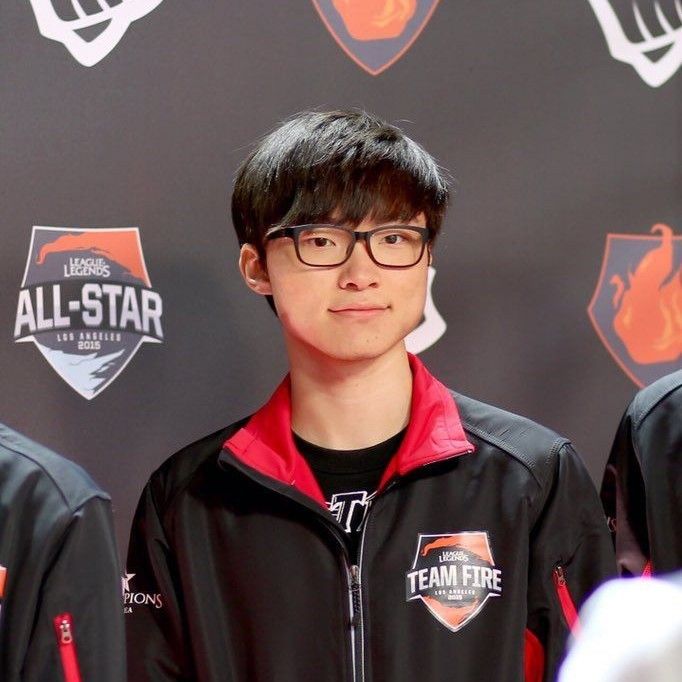 Recent activity shot of Faker
