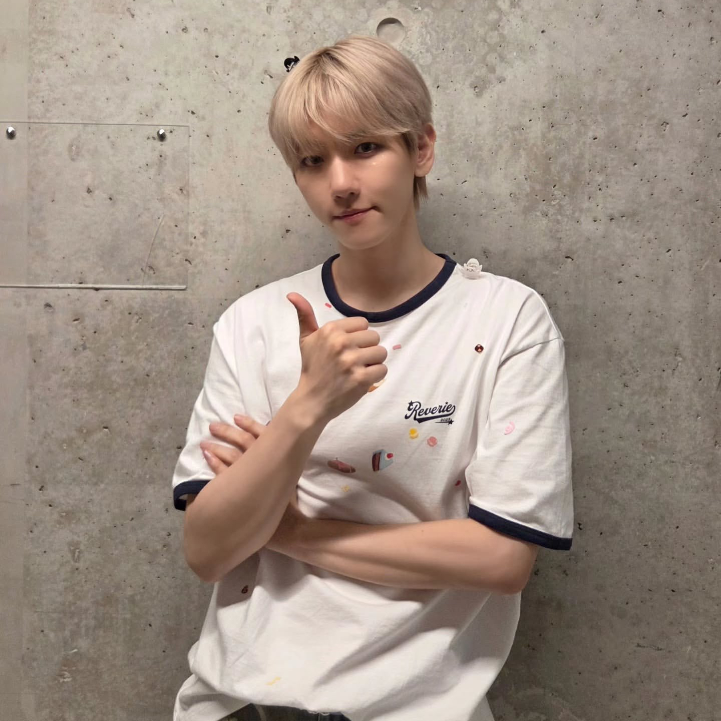A moment captured by a fan of Baekhyun