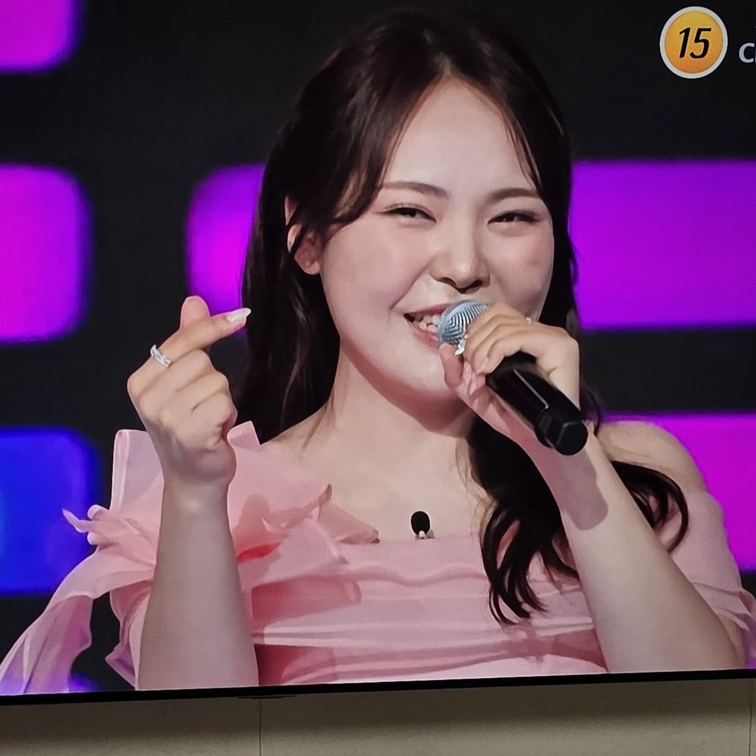 A moment captured by a fan of Miss Kim