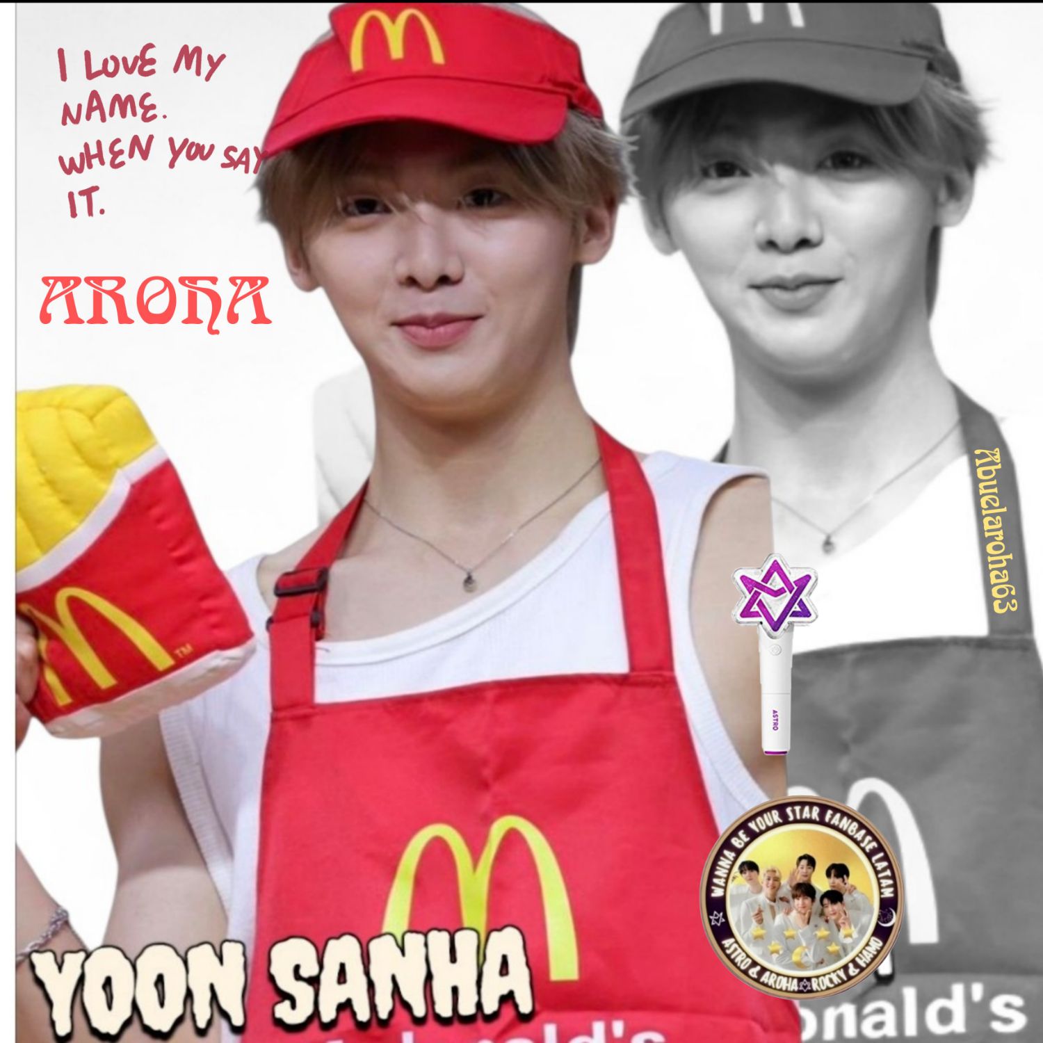 Behind-the-scenes cut of Yoon Sanha