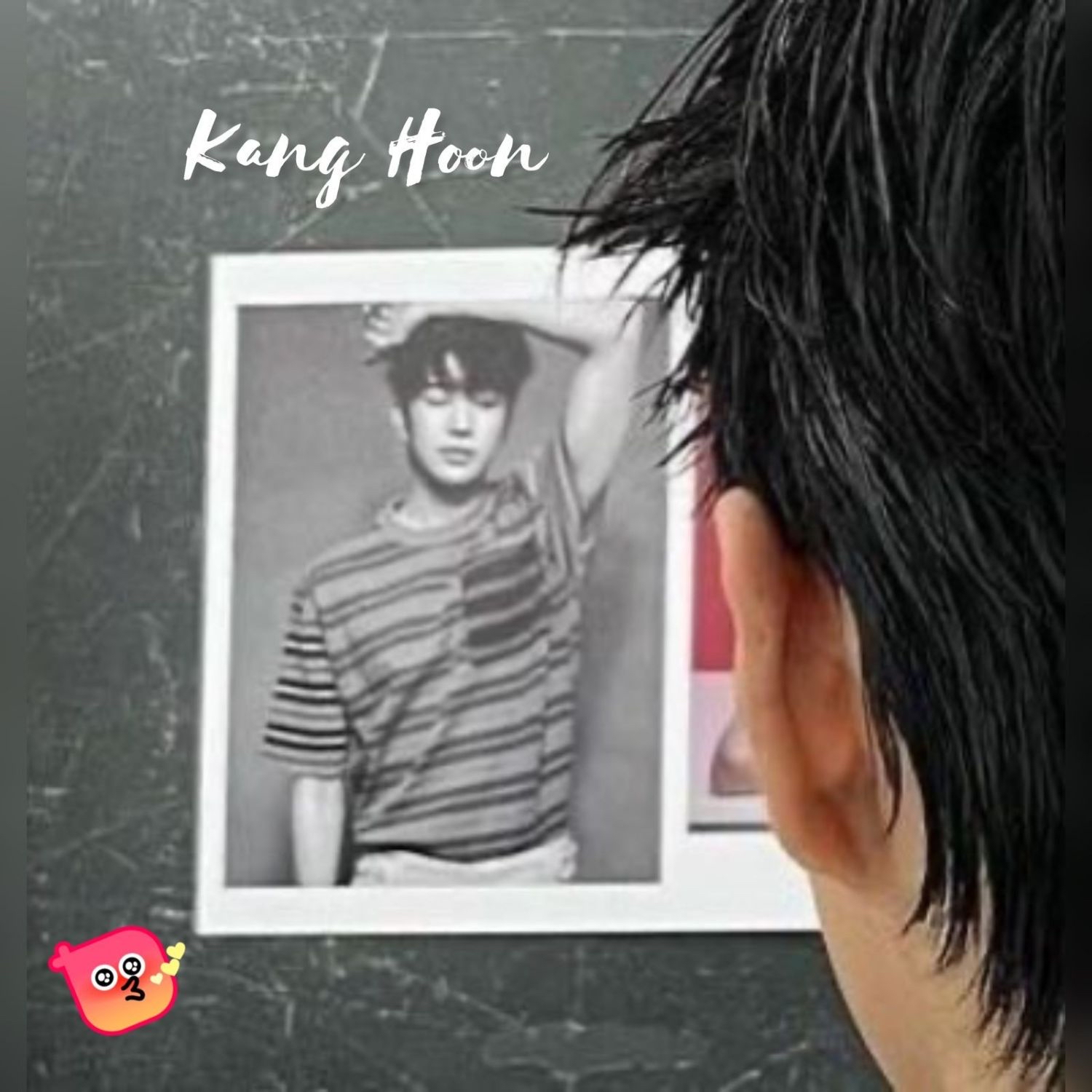 Behind-the-scenes cut of Kang Hoon