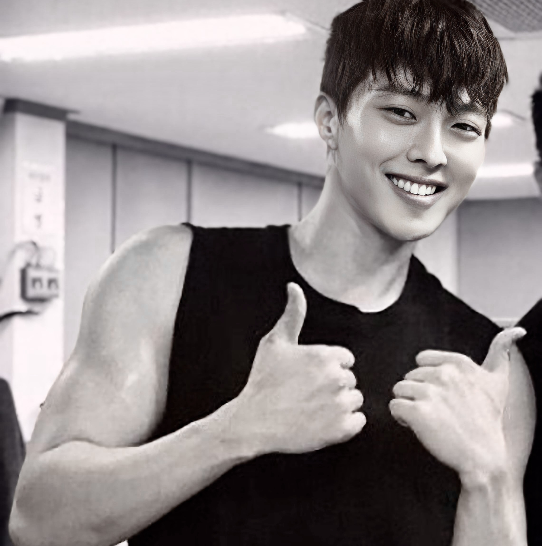 A moment captured by a fan of Jang Kiyong