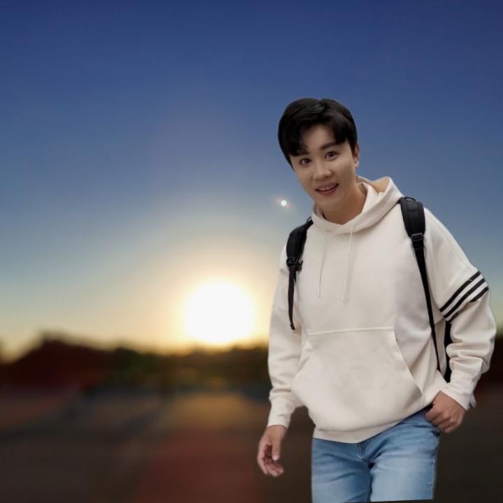 Behind-the-scenes cut of Jin Haesung