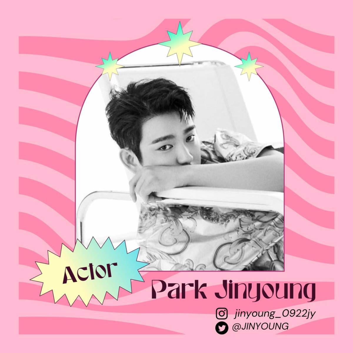 Behind-the-scenes cut of Park Jinyoung