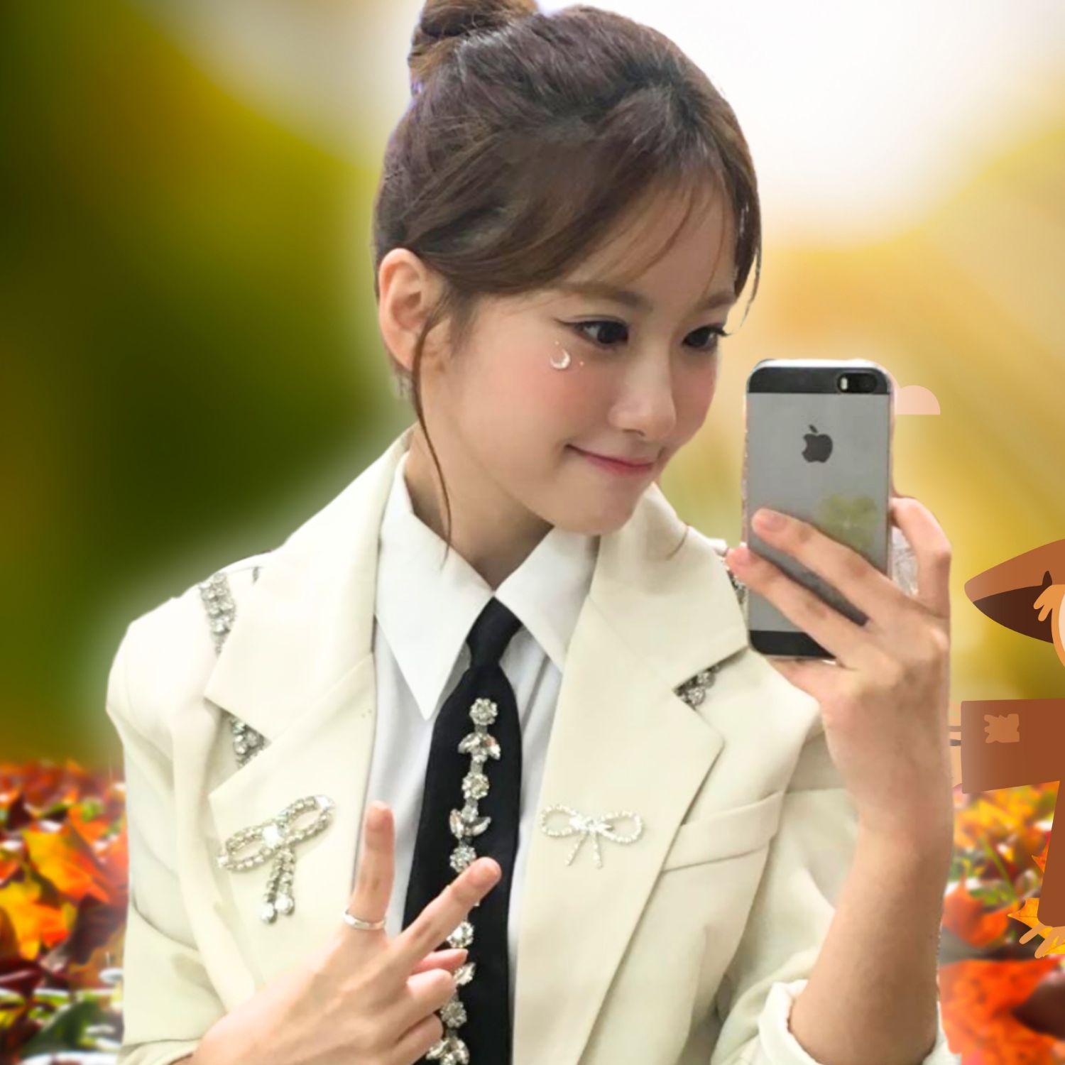 Behind-the-scenes cut of Oh Yujin