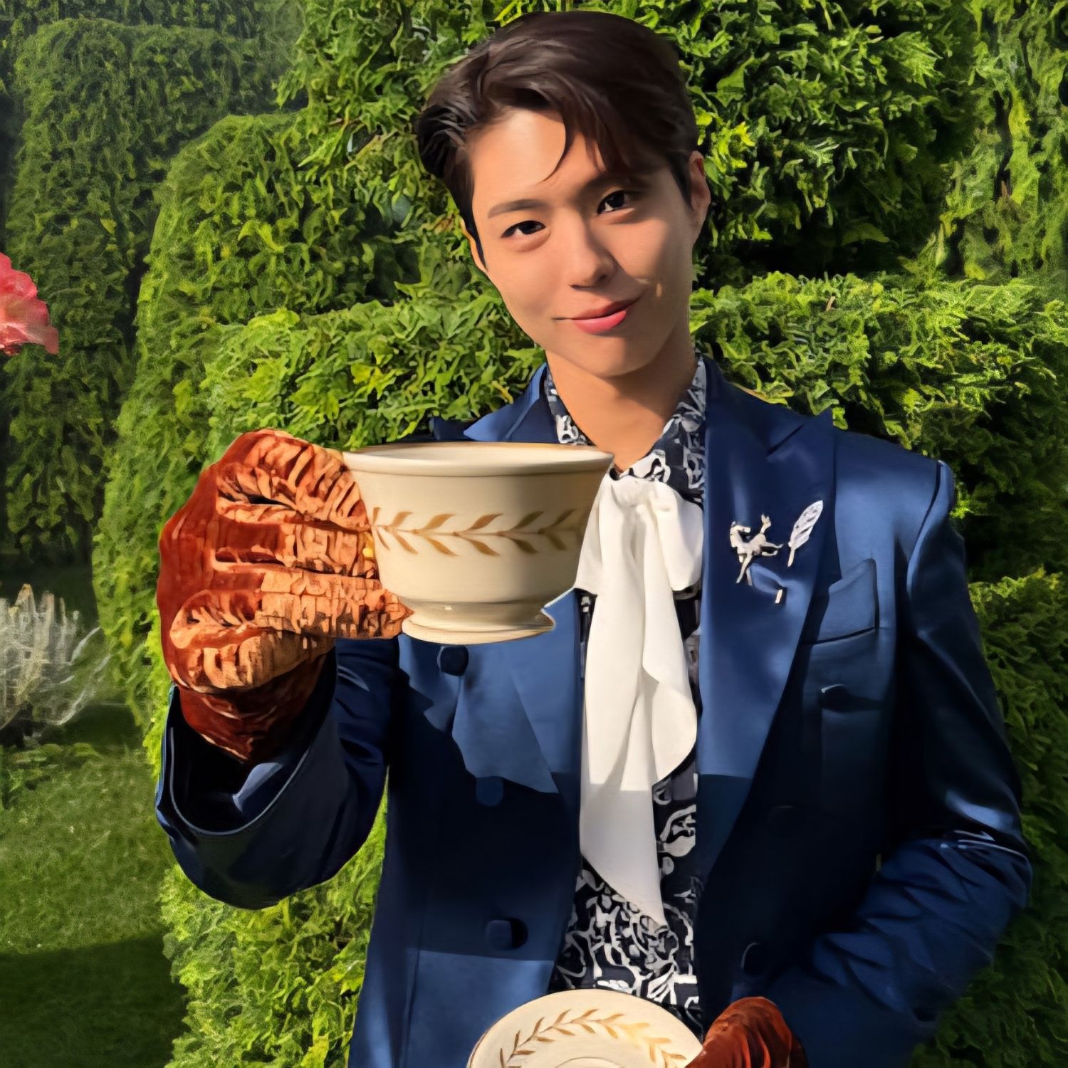 A moment captured by a fan of Park Bogum