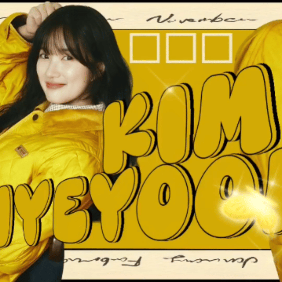 A moment captured by a fan of Kim Hyeyoon