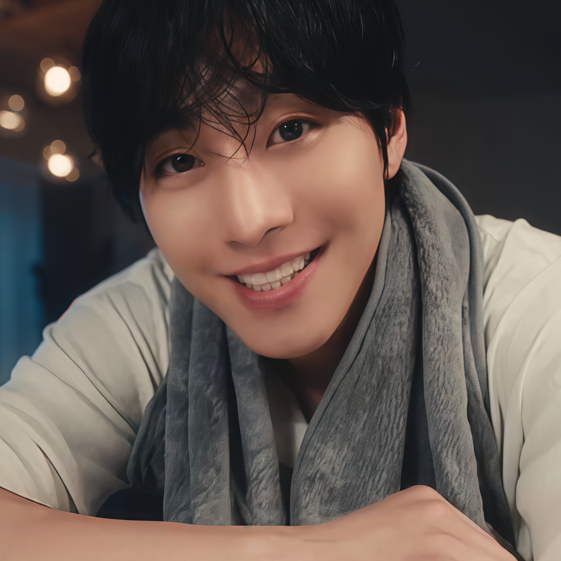 A moment captured by a fan of Ahn Hyoseop
