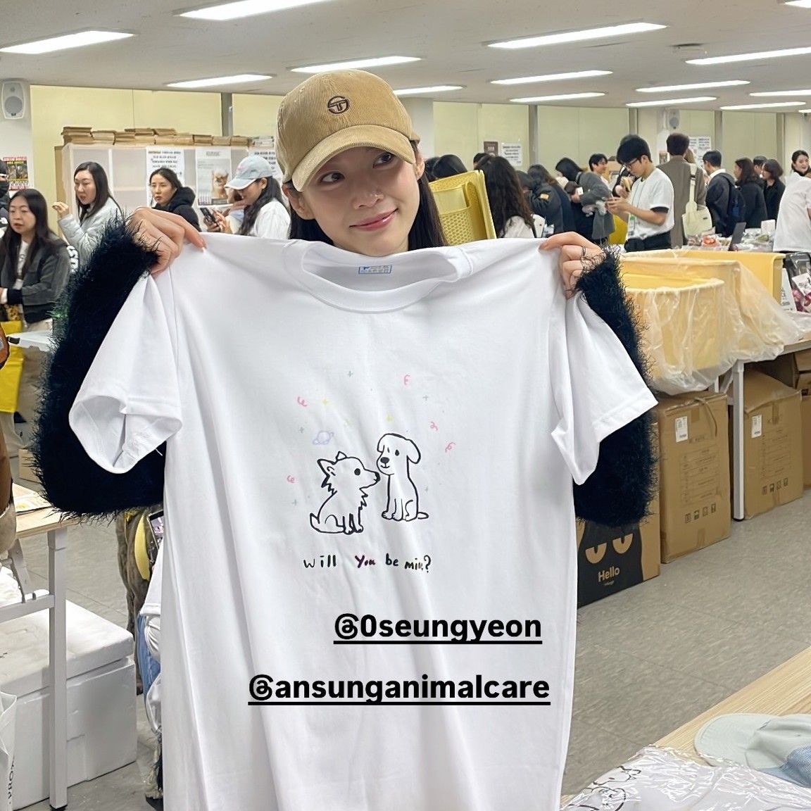 A moment captured by a fan of Gong Seungyeon