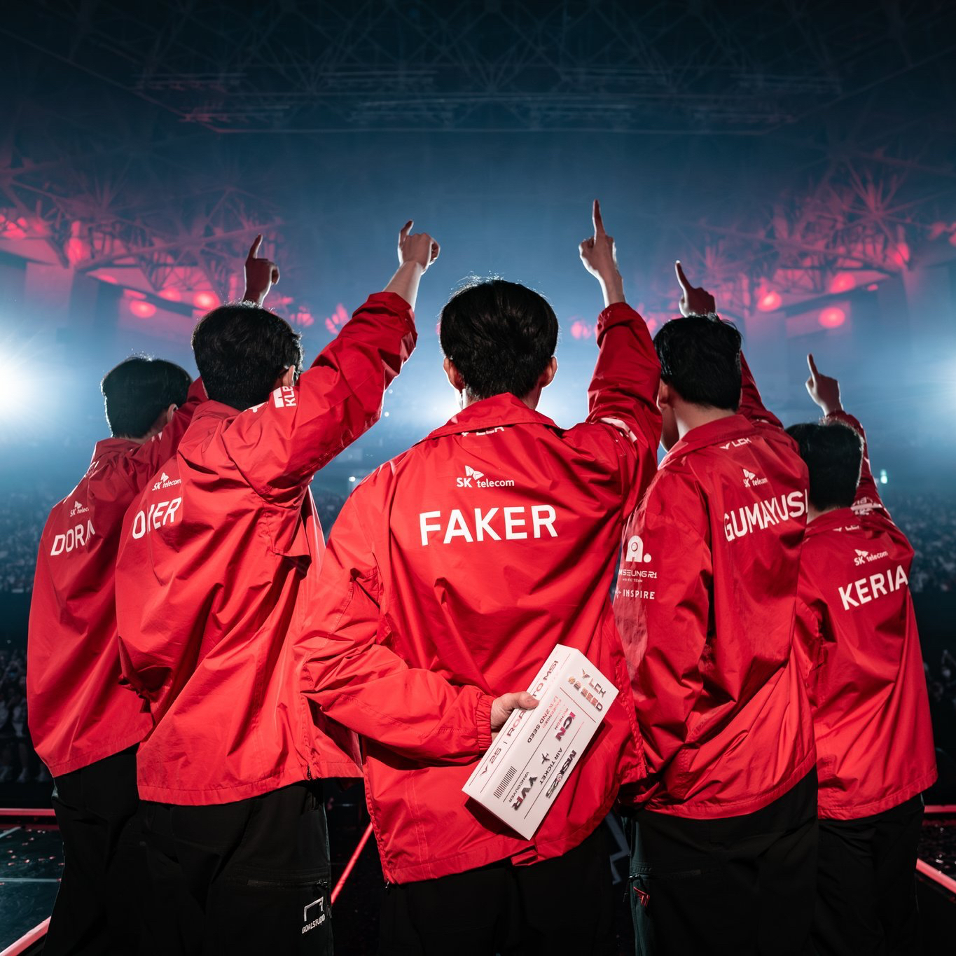 A moment captured by a fan of Faker