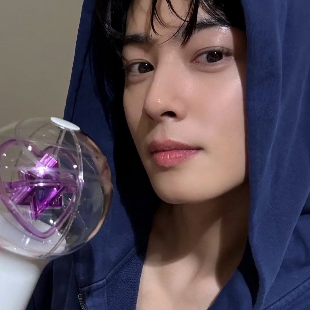 A moment captured by a fan of Cha Eunwoo