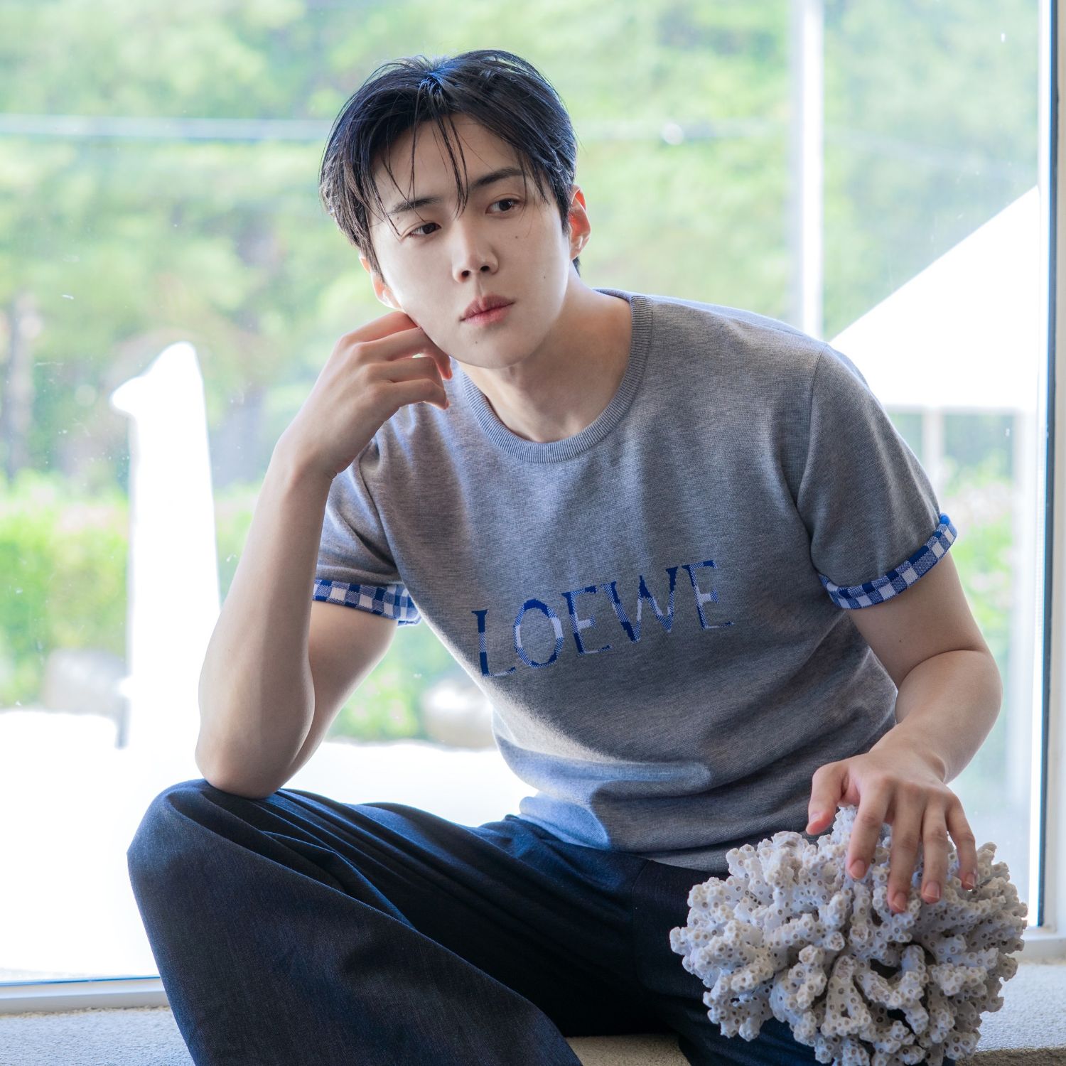 A moment captured by a fan of Kim Seonho