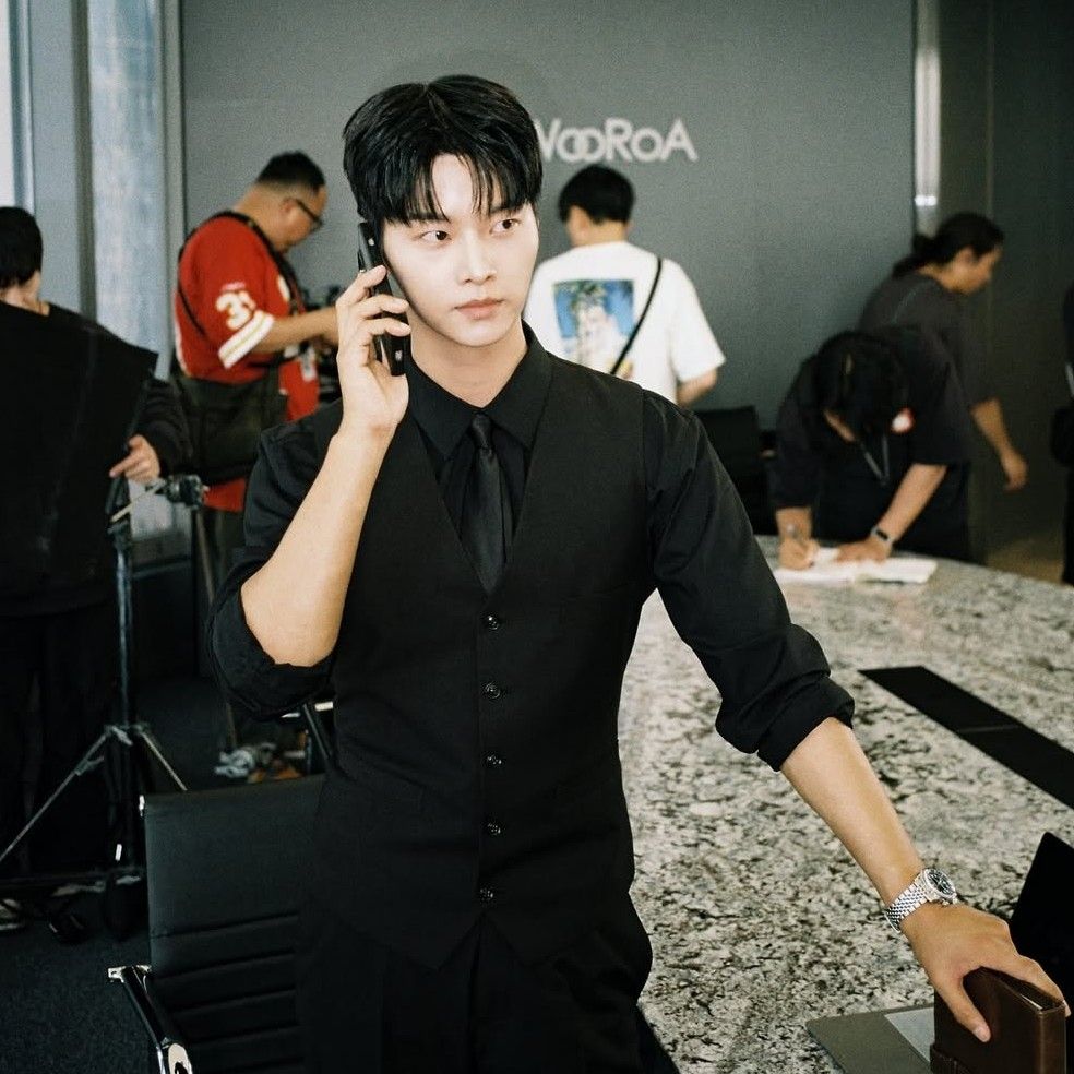 Behind-the-scenes cut of Cha Hakyeon (N)