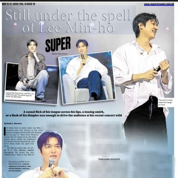 Behind-the-scenes cut of Lee Minho