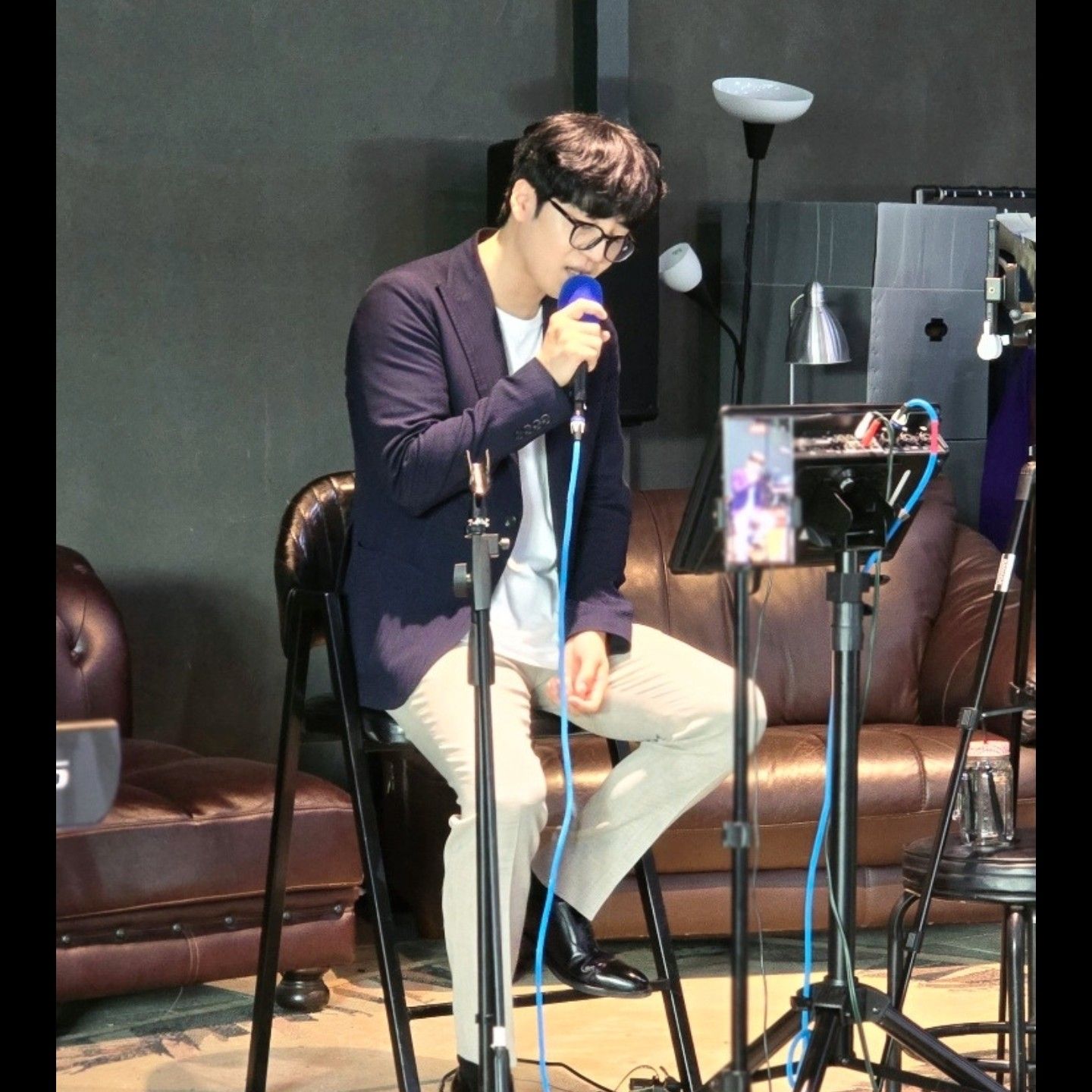 A moment captured by a fan of Park Jihoo (Mr. Trot 3)