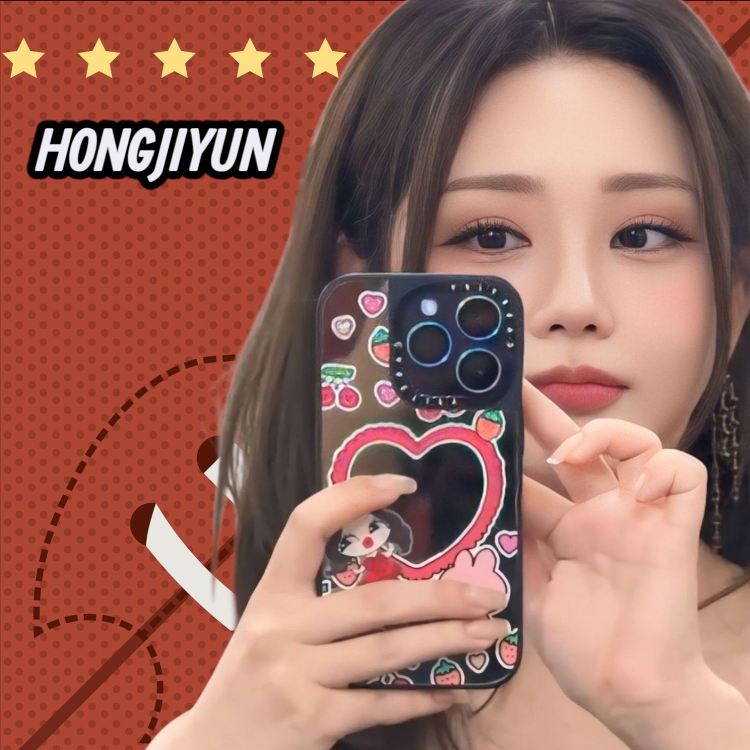 Behind-the-scenes cut of Hong Jiyoon