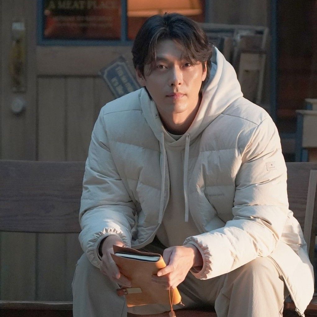 Recent activity shot of Hyun Bin