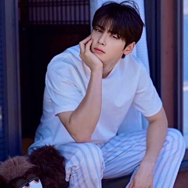 Recent activity shot of Cha Eunwoo