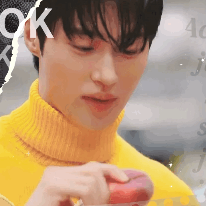 Behind-the-scenes cut of Byeon Wooseok