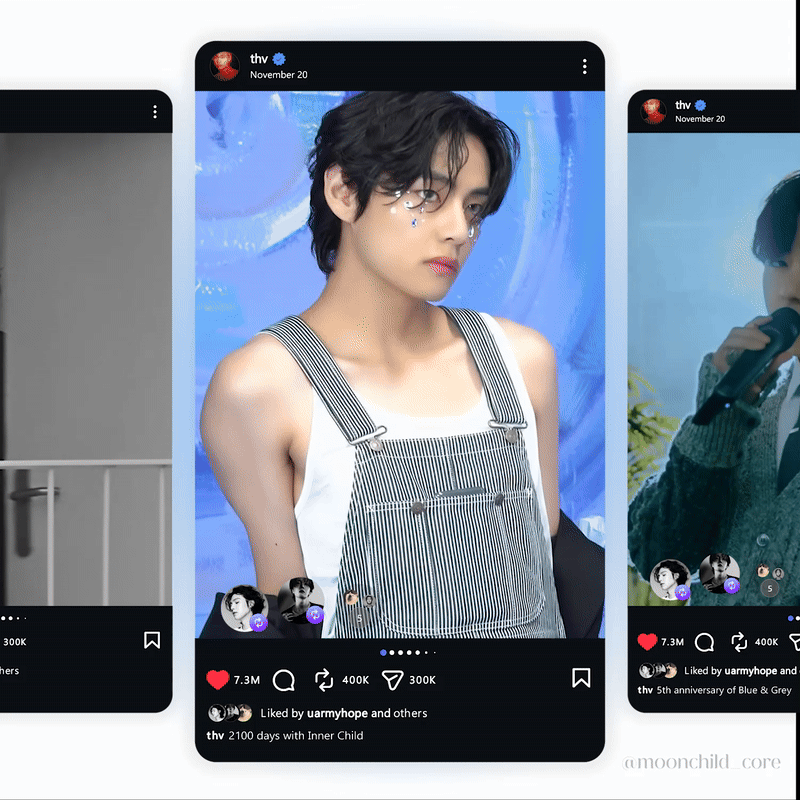 Behind-the-scenes cut of Kim Taehyung (V)