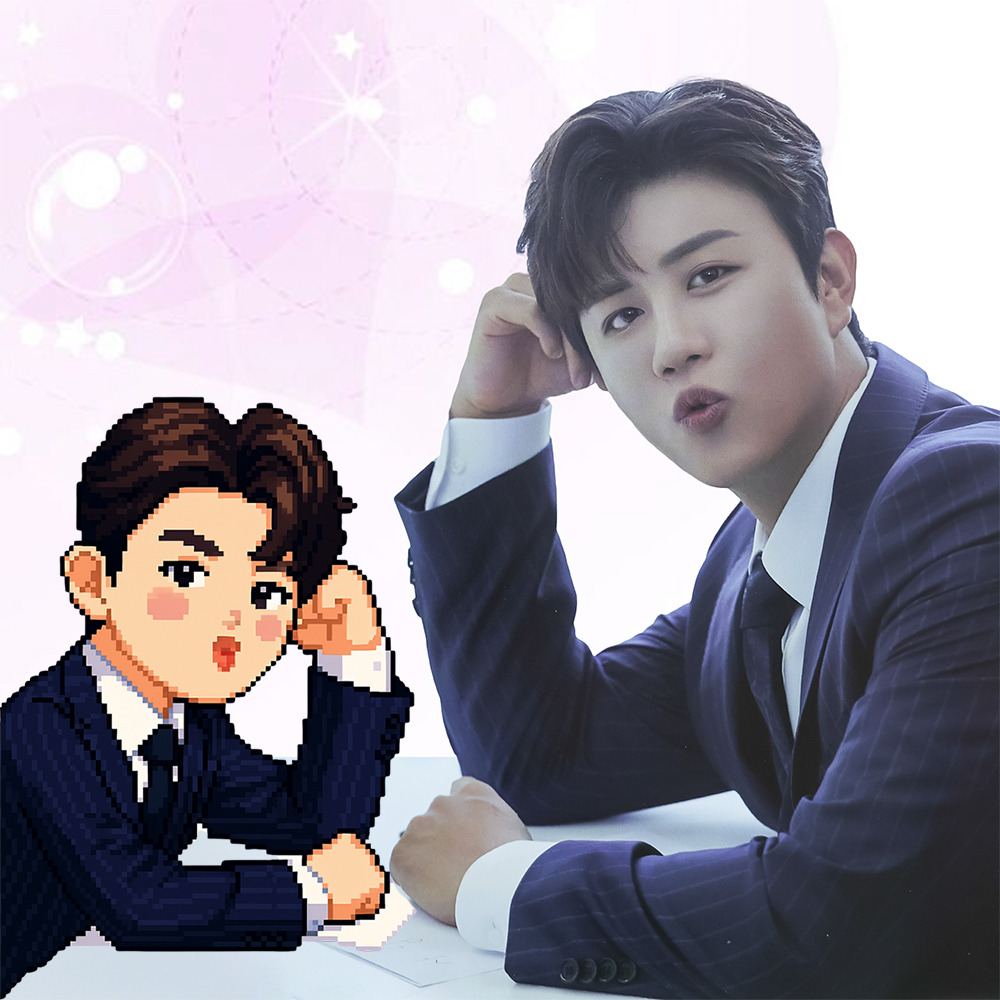 Behind-the-scenes cut of Jin Haesung