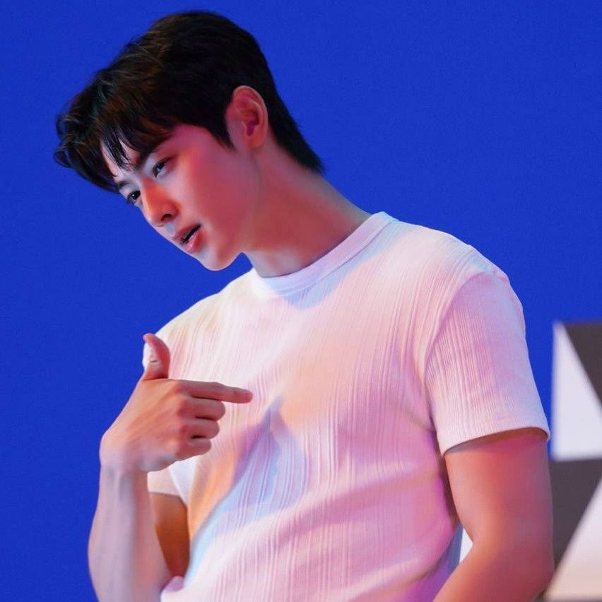 Momen yang diabadikan oleh penggemar Cha Eunwoo