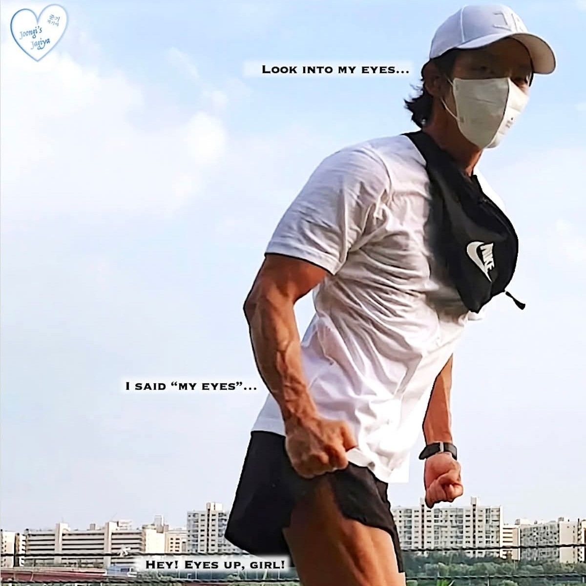 Behind-the-scenes cut of Lee Joongi