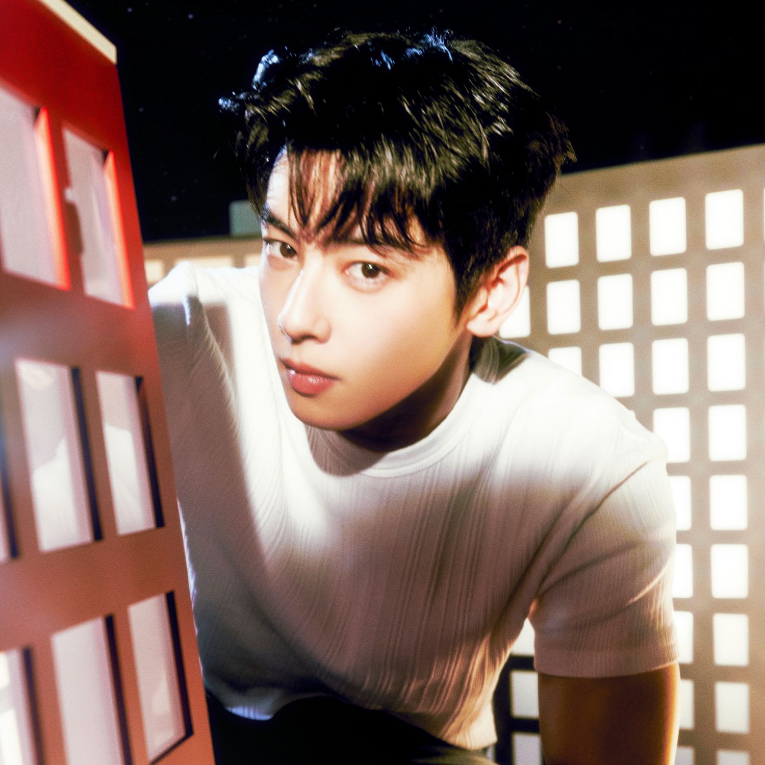 A moment captured by a fan of Cha Eunwoo