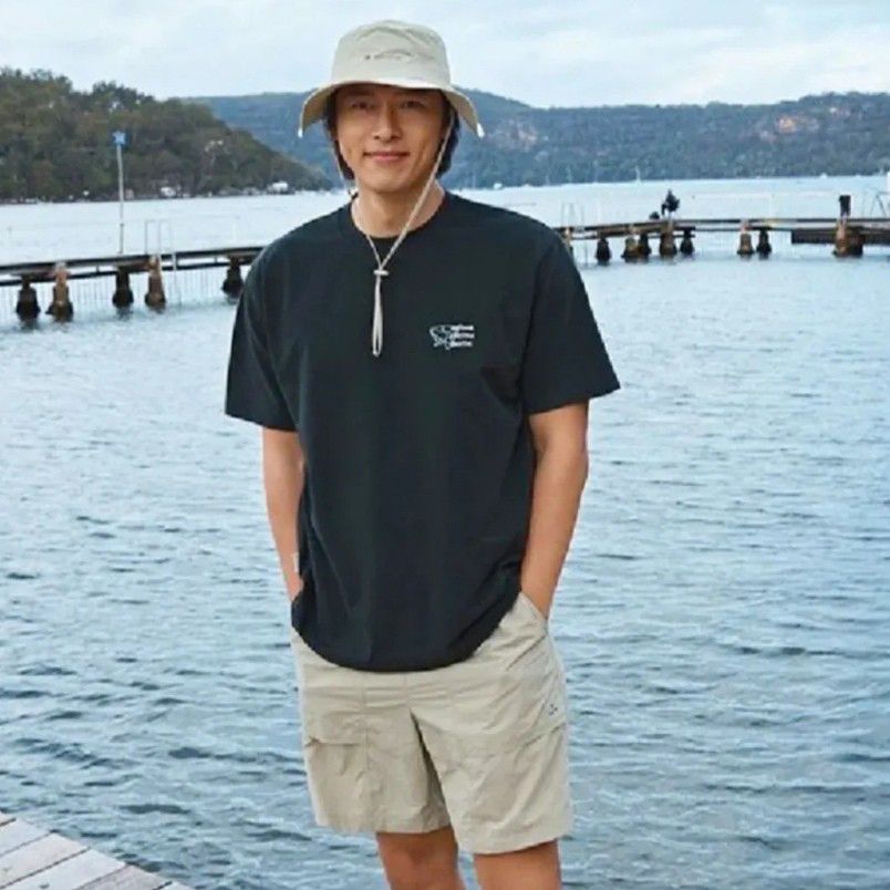 Recent activity shot of Hyun Bin